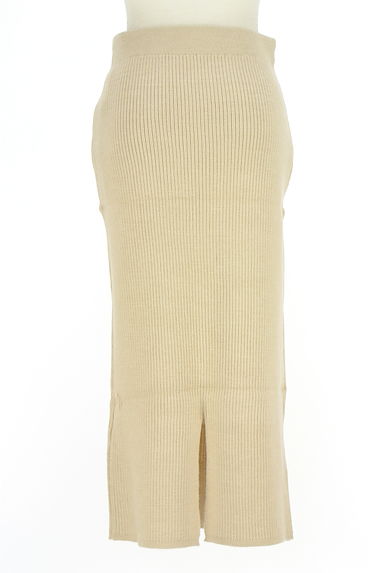 AZUL BY MOUSSY（アズールバイマウジー）の古着「リブニットロングタイトスカート（ロングスカート・マキシスカート）」大画像２へ