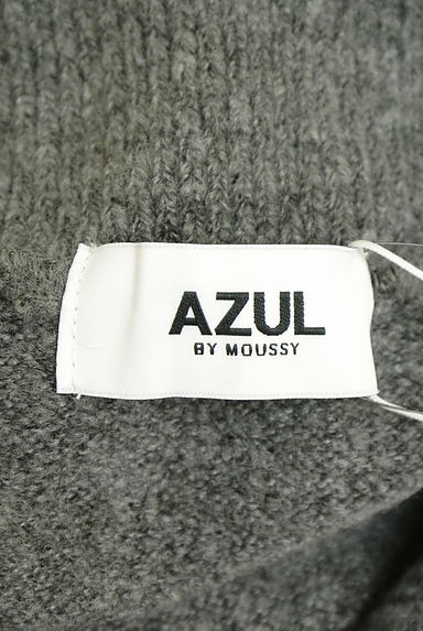 AZUL BY MOUSSY（アズールバイマウジー）の古着「ハーフジップニットワンピース（ワンピース・チュニック）」大画像６へ
