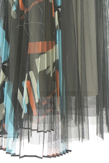 Eimee Law（エイミーロウ）の古着「アシメチュールロングフレアスカート（ロングスカート・マキシスカート）」大画像５へ