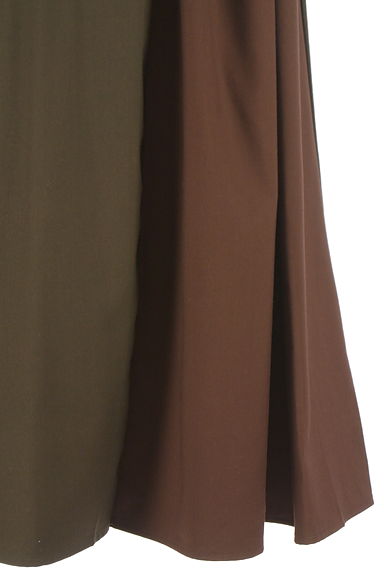 YECCA VECCA（イェッカヴェッカ）の古着「Editt by YECCA VECCA ラップスカート風バイカラーロングスカート（ロングスカート・マキシスカート）」大画像５へ