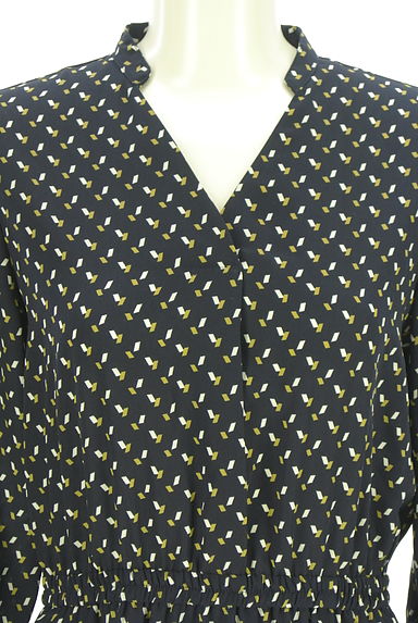 YECCA VECCA（イェッカヴェッカ）の古着「幾何学模様スキッパーワンピース。（ワンピース・チュニック）」大画像４へ