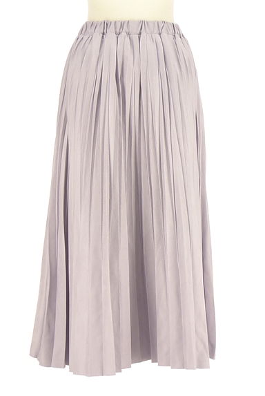 YECCA VECCA（イェッカヴェッカ）の古着「スウェード調プリーツロングスカート（ロングスカート・マキシスカート）」大画像２へ