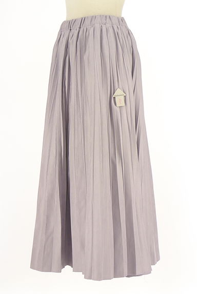 YECCA VECCA（イェッカヴェッカ）の古着「スウェード調プリーツロングスカート（ロングスカート・マキシスカート）」大画像４へ