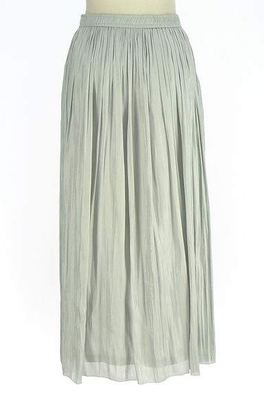 YECCA VECCA（イェッカヴェッカ）の古着「光沢ギャザーロングスカート（ロングスカート・マキシスカート）」大画像２へ