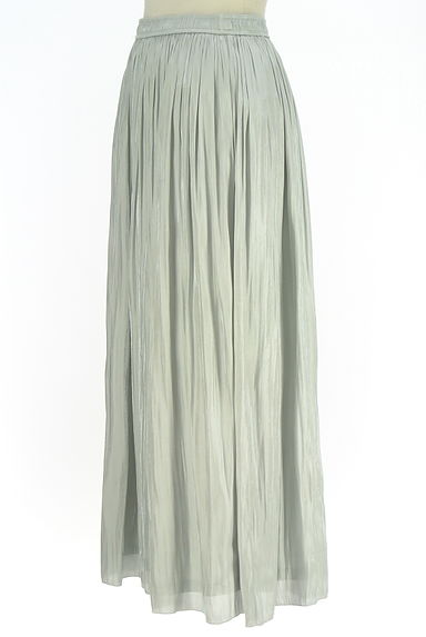 YECCA VECCA（イェッカヴェッカ）の古着「光沢ギャザーロングスカート（ロングスカート・マキシスカート）」大画像３へ