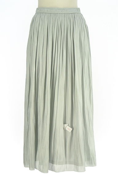 YECCA VECCA（イェッカヴェッカ）の古着「光沢ギャザーロングスカート（ロングスカート・マキシスカート）」大画像４へ