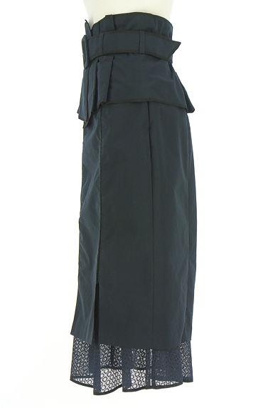 UNITED TOKYO（ユナイテッドトウキョウ）の古着「ペプラムベルト付き裾レースタイトスカート（スカート）」大画像３へ