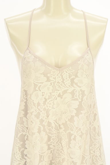 ADAM ET ROPE（アダムエロペ）の古着「総レースキャミワンピース（キャミワンピース）」大画像４へ