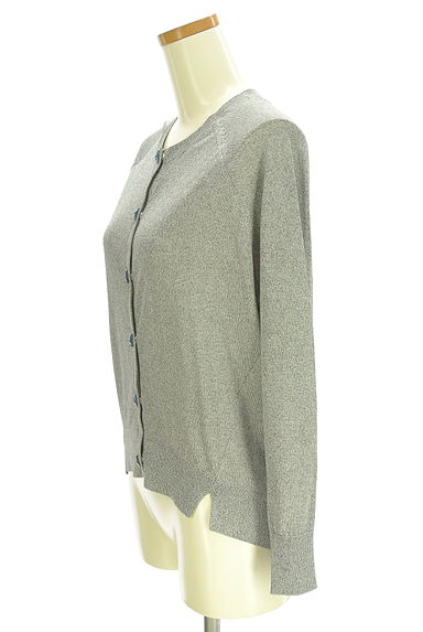 MARILYN MOON（マリリンムーン）の古着「ビジュー付きラグランニットカーデ（カーディガン・ボレロ）」大画像３へ