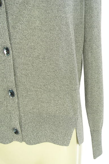 MARILYN MOON（マリリンムーン）の古着「ビジュー付きラグランニットカーデ（カーディガン・ボレロ）」大画像４へ