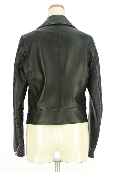 ESTNATION（エストネーション）の古着「レザーライダースジャケット（ブルゾン・スタジャン）」大画像２へ