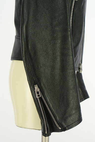 ESTNATION（エストネーション）の古着「レザーライダースジャケット（ブルゾン・スタジャン）」大画像５へ