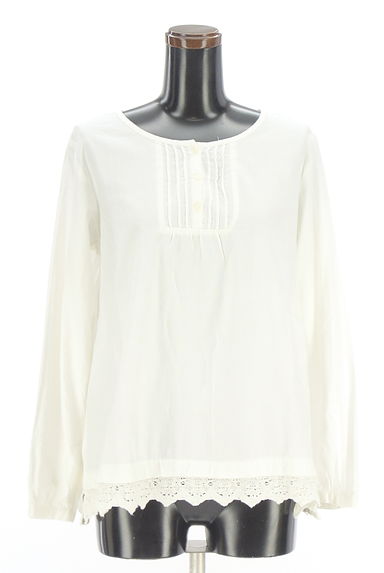 Samansa Mos2（サマンサモスモス）の古着「裾レースブラウス（カットソー・プルオーバー）」大画像１へ