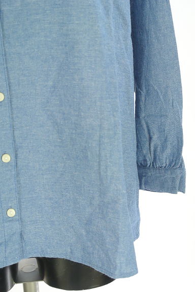 Samansa Mos2（サマンサモスモス）の古着「バイカラー衿綿麻シャツ（ブラウス）」大画像５へ