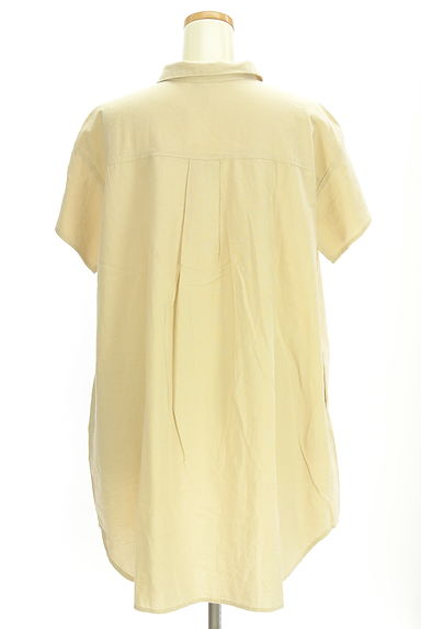 Samansa Mos2（サマンサモスモス）の古着「綿麻シャツチュニック（ワンピース・チュニック）」大画像２へ