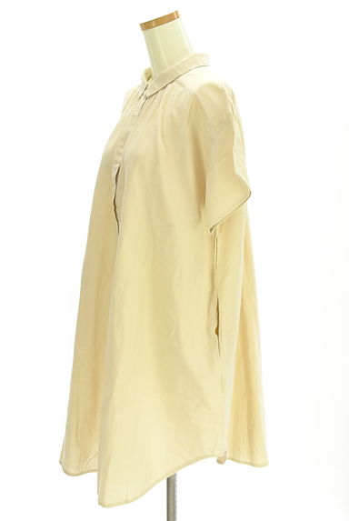 Samansa Mos2（サマンサモスモス）の古着「綿麻シャツチュニック（ワンピース・チュニック）」大画像３へ