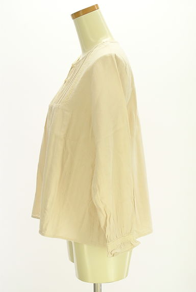 Samansa Mos2（サマンサモスモス）の古着「綿麻フロントレースブラウス（ブラウス）」大画像３へ