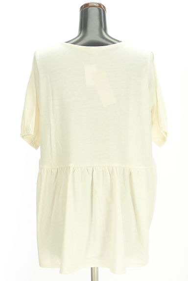 Samansa Mos2（サマンサモスモス）の古着「ギャザー切替カットソー（カットソー・プルオーバー）」大画像２へ