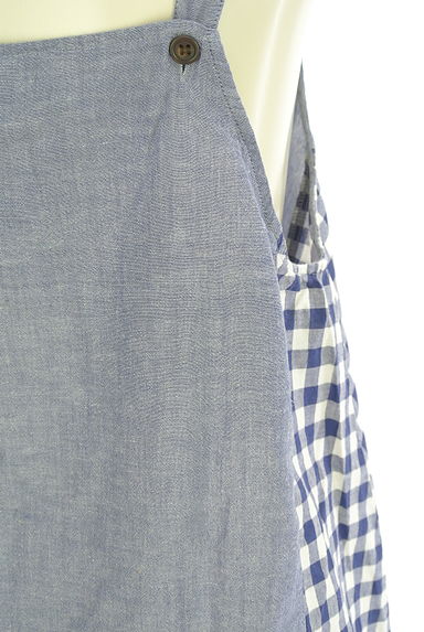 Samansa Mos2（サマンサモスモス）の古着「チェック切替キャミソール（カットソー・プルオーバー）」大画像５へ