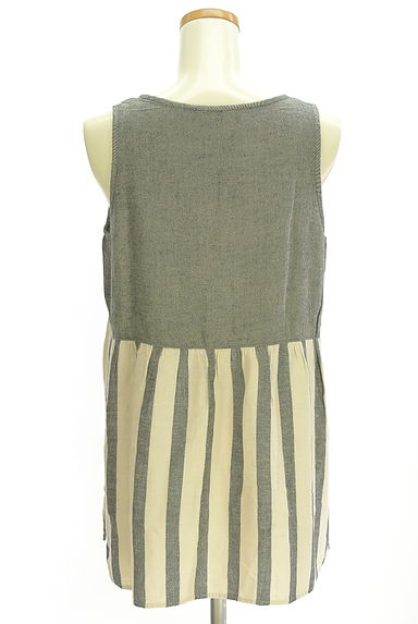 Samansa Mos2（サマンサモスモス）の古着「ストライプタンクトップ（カットソー・プルオーバー）」大画像２へ