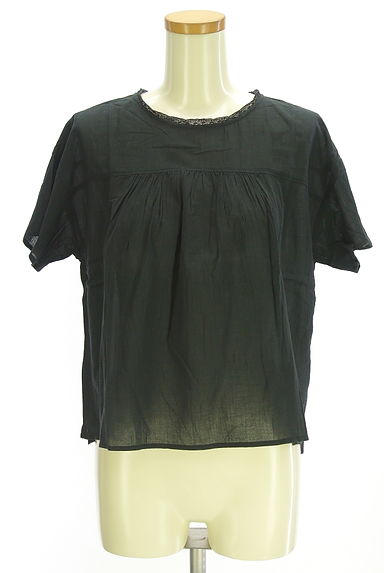 Samansa Mos2（サマンサモスモス）の古着「衿レース半袖カットソー（カットソー・プルオーバー）」大画像１へ