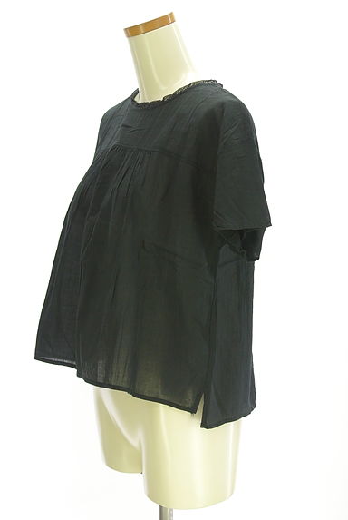 Samansa Mos2（サマンサモスモス）の古着「衿レース半袖カットソー（カットソー・プルオーバー）」大画像３へ