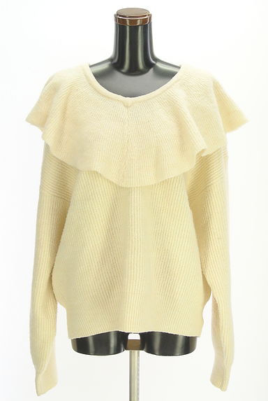 Mystrada（マイストラーダ）の古着「フリル襟オーバーサイズニット（ニット）」大画像１へ