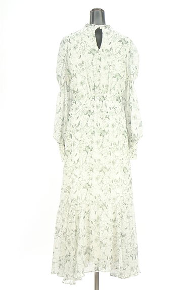 rienda（リエンダ）の古着「フロントオープンロングシフォンワンピ（ワンピース・チュニック）」大画像２へ