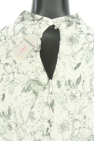 rienda（リエンダ）の古着「フロントオープンロングシフォンワンピ（ワンピース・チュニック）」大画像５へ