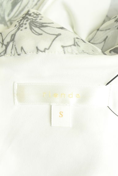 rienda（リエンダ）の古着「フロントオープンロングシフォンワンピ（ワンピース・チュニック）」大画像６へ