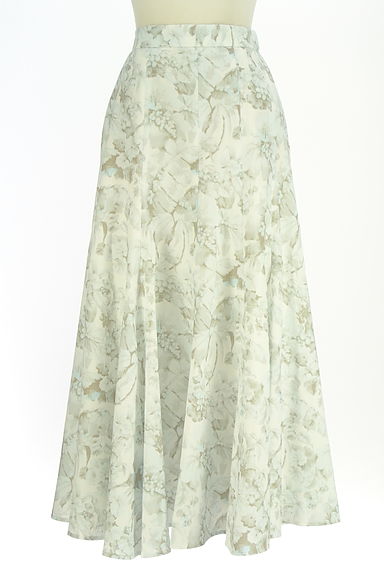 rienda（リエンダ）の古着「V&Aコラボ花柄ロングフレアスカート（ロングスカート・マキシスカート）」大画像１へ