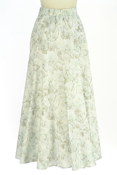 rienda（リエンダ）の古着「V&Aコラボ花柄ロングフレアスカート（ロングスカート・マキシスカート）」大画像２へ