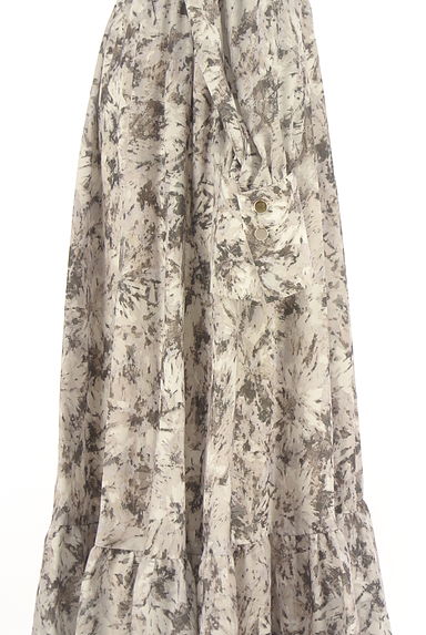 rienda（リエンダ）の古着「総柄オープンショルダーワンピース（ワンピース・チュニック）」大画像５へ