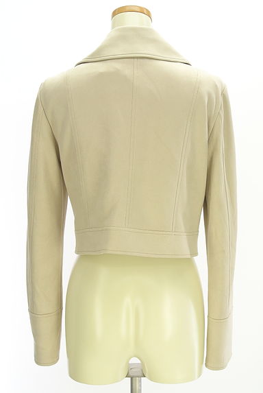 rienda（リエンダ）の古着「スウェード調ライダースジャケット（ブルゾン・スタジャン）」大画像２へ