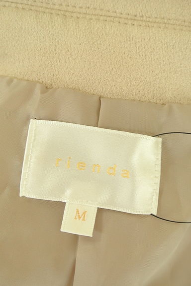 rienda（リエンダ）の古着「スウェード調ライダースジャケット（ブルゾン・スタジャン）」大画像６へ