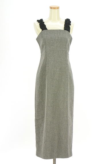 PROPORTION BODY DRESSING（プロポーションボディドレッシング）の古着「フリル肩紐ロングワンピース（キャミワンピース）」大画像１へ