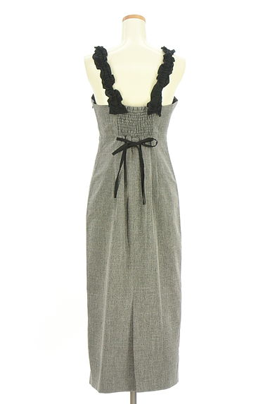 PROPORTION BODY DRESSING（プロポーションボディドレッシング）の古着「フリル肩紐ロングワンピース（キャミワンピース）」大画像２へ