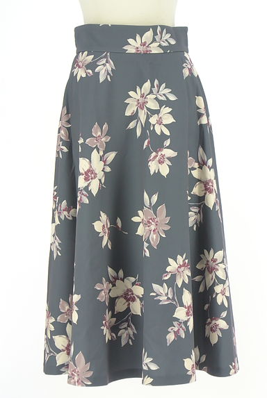 PROPORTION BODY DRESSING（プロポーションボディドレッシング）の古着「花柄ミモレスカート（ロングスカート・マキシスカート）」大画像１へ