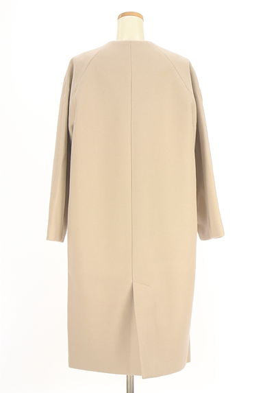 NANO universe（ナノユニバース）の古着「ノーカラーウールライクロングコート（コート）」大画像２へ