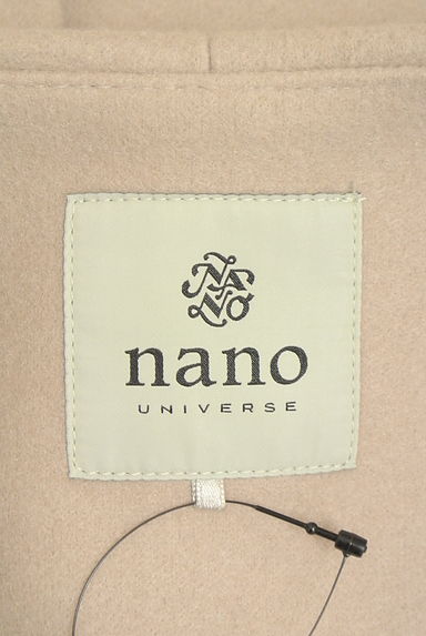 NANO universe（ナノユニバース）の古着「ノーカラーウールライクロングコート（コート）」大画像６へ