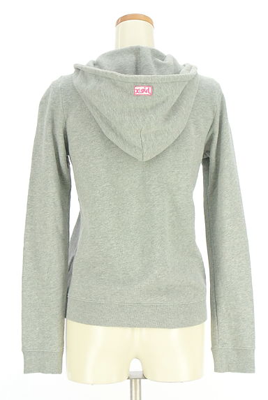 X-girl（エックスガール）の古着「ダブルジップパーカー（スウェット・パーカー）」大画像２へ