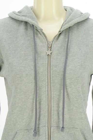 X-girl（エックスガール）の古着「ダブルジップパーカー（スウェット・パーカー）」大画像４へ