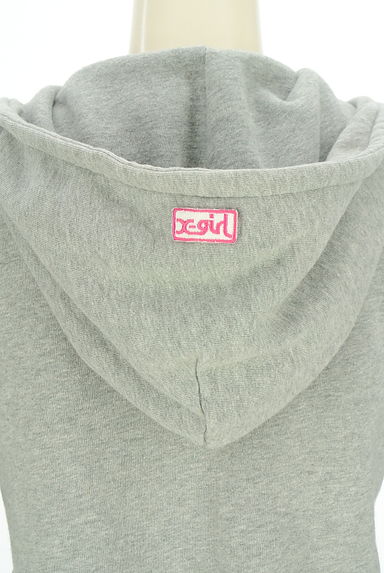 X-girl（エックスガール）の古着「ダブルジップパーカー（スウェット・パーカー）」大画像５へ