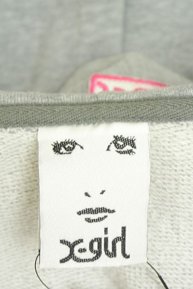 X-girl（エックスガール）の古着「ダブルジップパーカー（スウェット・パーカー）」大画像６へ