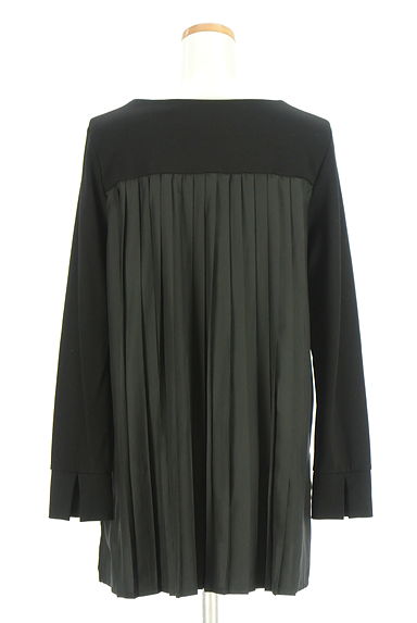 DoCLASSE（ドゥクラッセ）の古着「後ろ別地切替キーネックカットソー（カットソー・プルオーバー）」大画像２へ