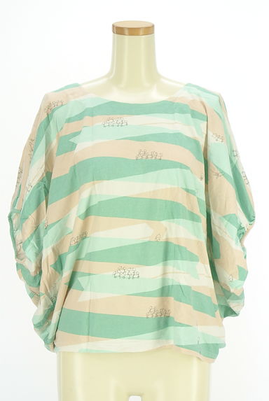 marble SUD（マーブルシュッド）の古着「総柄プリントドルマンカットソー（カットソー・プルオーバー）」大画像１へ