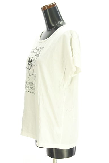 marble SUD（マーブルシュッド）の古着「dog刺繍フレンチスリーブTシャツ（Ｔシャツ）」大画像３へ