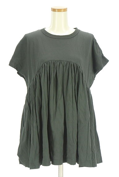 marble SUD（マーブルシュッド）の古着「ギャザー入りフレアカットソー（カットソー・プルオーバー）」大画像１へ