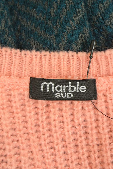 marble SUD（マーブルシュッド）の古着「バイカラーニットトップス（ニット）」大画像６へ