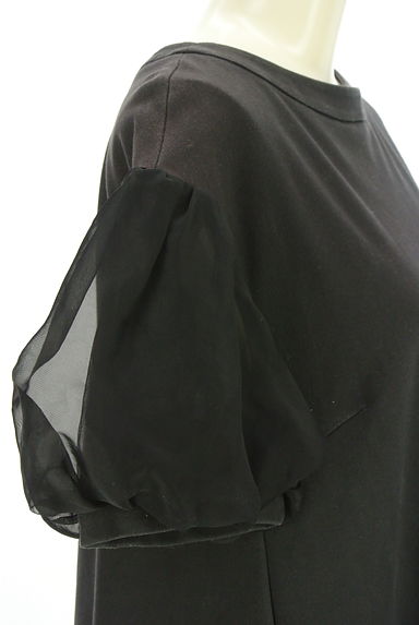 CELFORD（セルフォード）の古着「シアーパフスリ膝丈ワンピース（ワンピース・チュニック）」大画像４へ